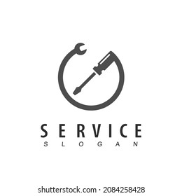 Service And Repair Logo Vector