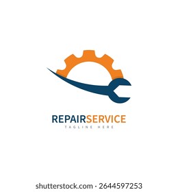 service repair tools logo template vector