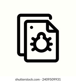 service, report bug icon, isolated icon in light background, perfect for website, blog, logo, graphic design, social media, UI, mobile app