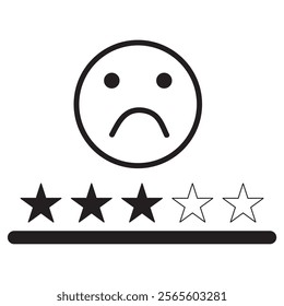 service review icon vector design

