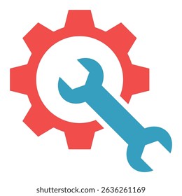 Service sign symbol vector flat icon