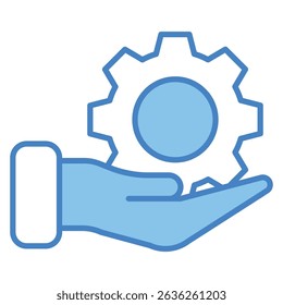 Service sign symbol vector flat icon