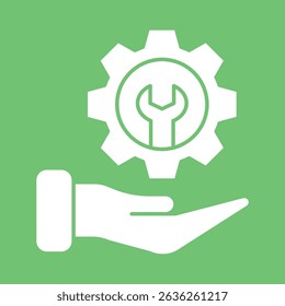 Service sign symbol vector flat icon