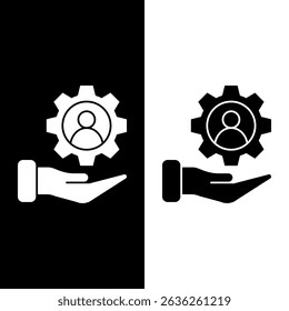 Service sign symbol vector flat icon