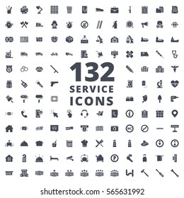 service silhouette icon
