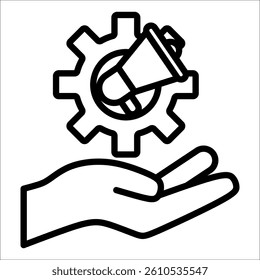 Service Simple Icon Vector Illustration Concept