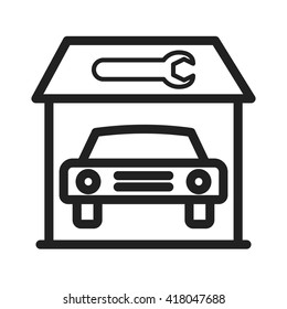 Service Station Stock Vector (Royalty Free) 418047688 | Shutterstock