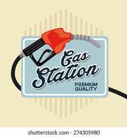 service station design, vector illustration eps10 graphic 