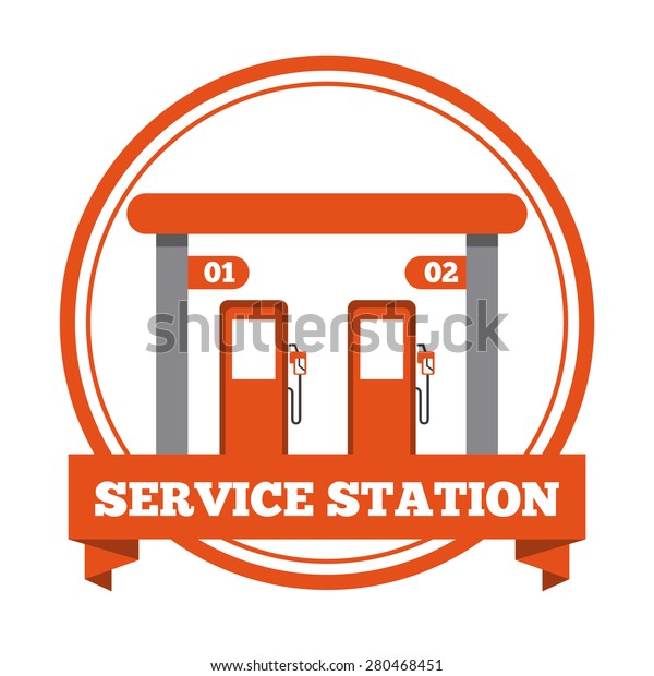 service station design, vector illustration eps10\
graphic 