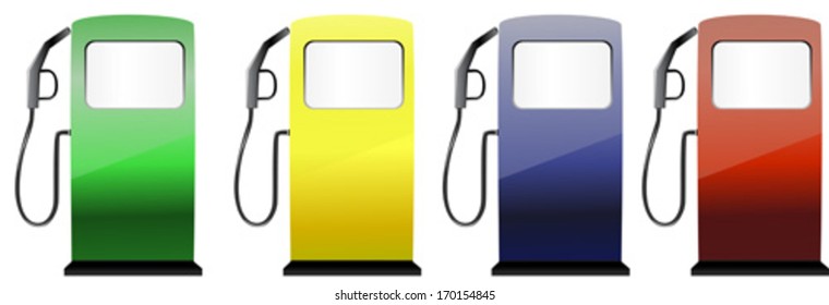 service station, vector illustration