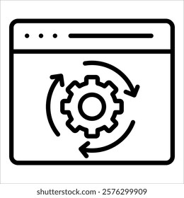Service Status Icon Element For Design