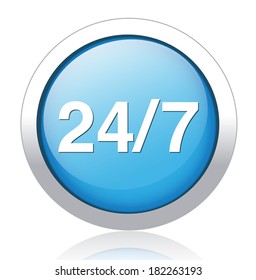 Service and support  24 hours a day and 7 days 