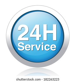 Service and support  24 hours a day and 7 days 
