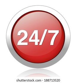 Service and support  24 hours a day and 7 days 
