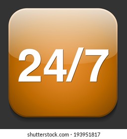 Service and support  24 hours a day and 7 days 