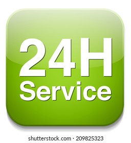 Service and support  24 hours a day and 7 days 
