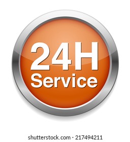 Service and support  24 hours a day and 7 days 
