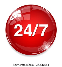 Service and support  24 hours a day and 7 days 