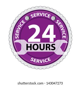 Service and support around the clock, 24 hours