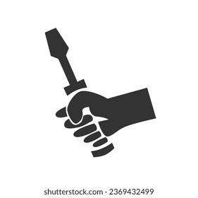 vector de signo de símbolo de servicio