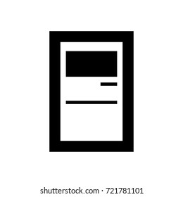 Service terminal icon .