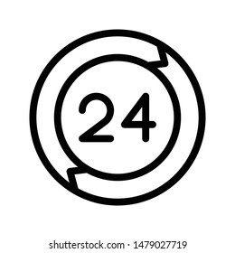 service thin line vector icon