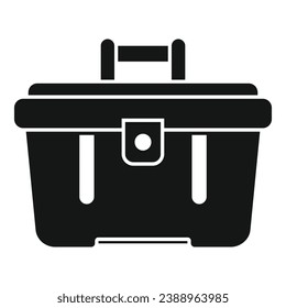 Service tool box icon simple vector. Broken washing machine. Pope dish wash