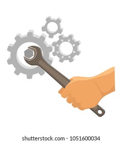 Service tool icon. Car service vector. Repair of mechanics