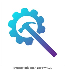 Service tool icon. editable icon and color. Vector illustration