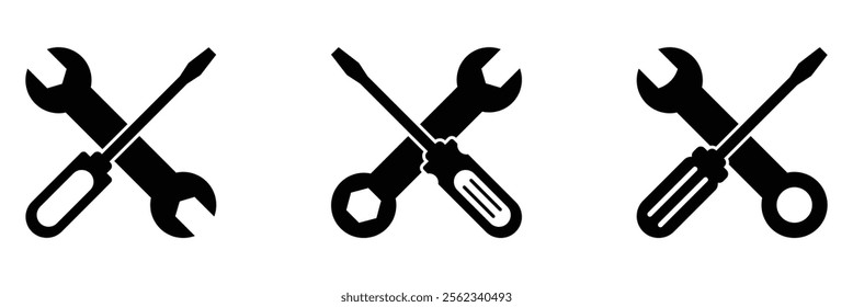 Service tool icon set vector illustration.