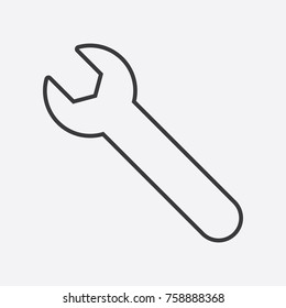 Service tool line icon