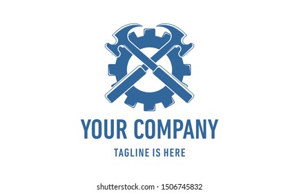 Service tool, workshop logo Repair icon vector illustration