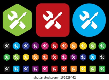 service tools button