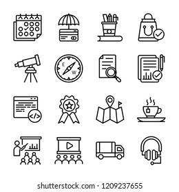 Service Tools And Equipments Icons 