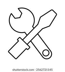 service tools icon.  flat style . repair icon vector illustration eps 10.