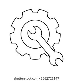 service tools icon.  flat style . repair icon vector illustration eps 10.