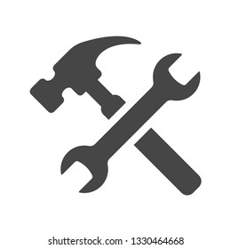 Service tools icon on white background. Vector illustration
