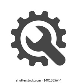 Service tools icon on white background. Vector illustration.