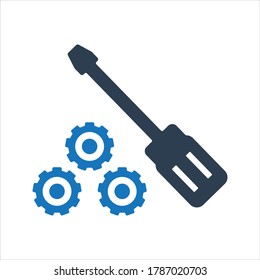 Service Tools icon. settings icon