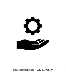 Icono Herramientas de servicio.ilustración vectorial en fondo blanco. modificable por color
