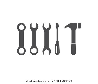 Service tools logo vector template