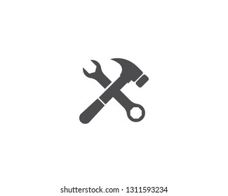 Service tools logo vector template