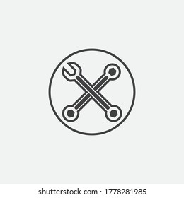 Service Tools vector icon illustration design template