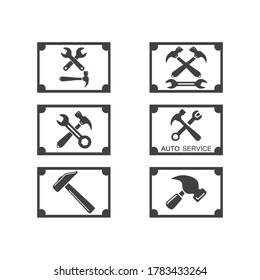 Service Tools vector icon illustration design template