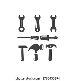 Service Tools vector icon illustration design template