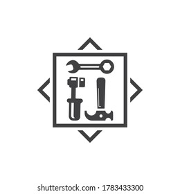 Service Tools vector icon illustration design template