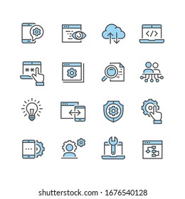 Service Tools Vector icon set