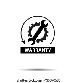 Service Tools vector icon warranty