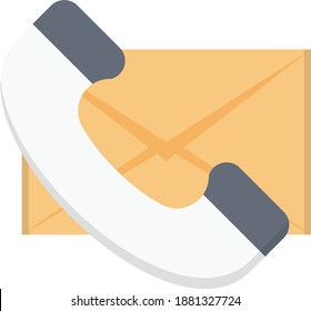 service vector flat colour icon