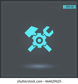 Service. Vector icon.